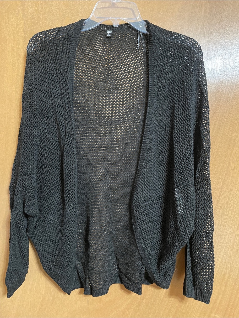 Uniqlo Black Open-Knit Women’s Cardigan